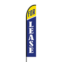 For Lease Flex Banner EVO Flag Single Sided Print