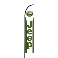 Jeep Flex Banner EVO Flag Single Sided Print