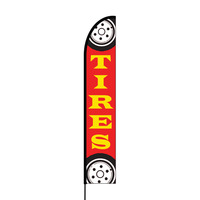 Tires Flex Banner EVO Flag Single Sided Print