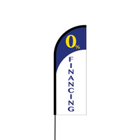 0% Financing Flex Banner Flag - 11ft