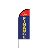 0% Financing Flex Banner Flag - 11ft