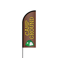 Campground Flex Banner Flag - 11ft