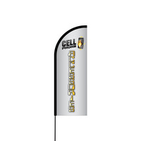 Cellphone Accessories Flex Banner Flag - 11ft