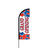 Grand Opening Flex Banner Flag - 11ft