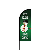 Happy Holidays Flex Banner Flag - 11ft