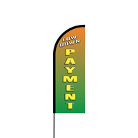 Low Down Payment Flex Banner Flag - 11ft