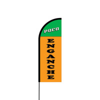 Poco Enganche Flex Banner Flag - 11ft