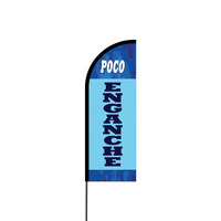 Poco Enganche Flex Banner Flag - 11ft