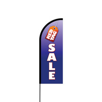 Red Tag Sale Flex Banner Flag - 11ft