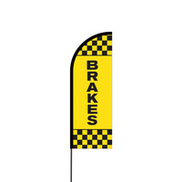 Brakes Flex Banner Flag - 11ft