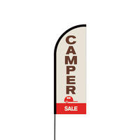 Camper Sale Flex Banner Flag - 11ft