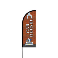 Car Repair Flex Banner Flag - 11ft