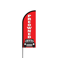 Pre-Owned Cars Flex Banner Flag - 11ft