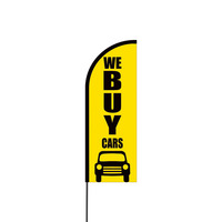 We Buy Cars Flex Banner Flag - 11ft