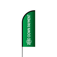 Zero Down Payment Flex Banner Flag - 11ft