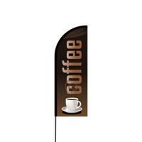 Coffee Flex Banner Flag - 11ft