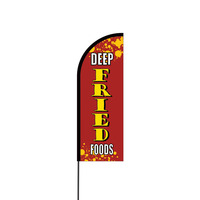 Deep Fried Foods Flex Banner Flag - 11ft