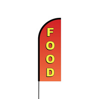 Food Flex Banner Flag - 11ft