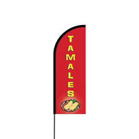 Tamales Flex Banner Flag - 11ft