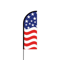 American Flex Banner Flag - 11ft