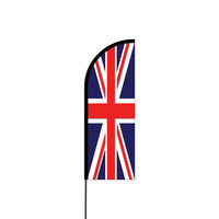 Union Jack Flex Banner Flag - 11ft