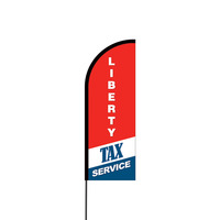 Liberty Tax Services Flex Banner Flag - 11ft