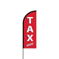 Tax Services Flex Banner Flag - 11ft