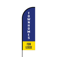 Town Homes Flex Banner Flag - 14 (Single Sided)