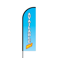 Available Now Flex Banner Flag - 14 (Single Sided)
