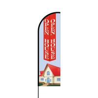 Open House Flex Banner Flag - 14 (Single Sided)