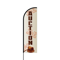 Auction Flex Banner Flag - 14 (Single Sided)