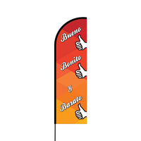 Bueno Bonito y Barato Flex Banner Flag - 14 (Single Sided)