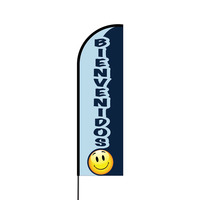 Bienvenidos Flex Banner Flag - 14 (Single Sided)