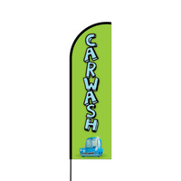 Car Wash Flex Banner Flag - 14 (Single Sided)