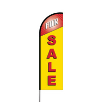 For Sale Flex Banner Flag - 14 (Single Sided)