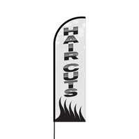 Haircuts Flex Banner Flag - 14 (Single Sided)