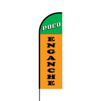 Poco Enganche Flex Banner Flag - 14 (Single Sided)