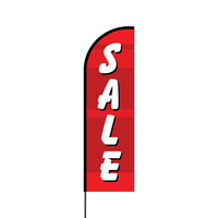 Sale Flex Banner Flag - 14 (Single Sided)