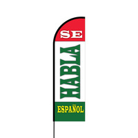 Se Hablo Espanol Flex Banner Flag - 14 (Single Sided)