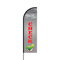 Smog Check Flex Banner Flag - 14 (Single Sided)