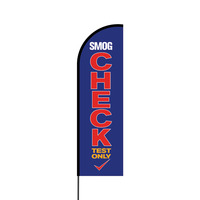 Smog Check Flex Banner Flag - 14 (Single Sided)