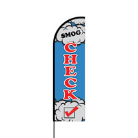 Smog Check Flex Banner Flag - 14 (Single Sided)