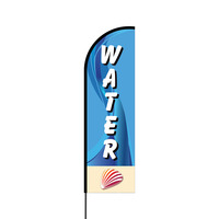 Water Flex Banner Flag - 14 (Single Sided)