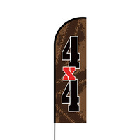 4 x 4 Flex Banner Flag - 14 (Single Sided)