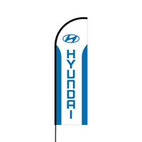 Hyundai Flex Banner Flag - 14 (Single Sided)