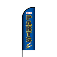 Auto Parts Flex Banner Flag - 14 (Single Sided)