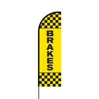 Brakes Flex Banner Flag - 14 (Single Sided)