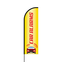 Car Alarms Flex Banner Flag - 14 (Single Sided)
