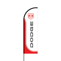 Dodge Flex Banner Flag - 14 (Single Sided)