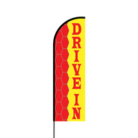 Drive In Flex Banner Flag - 14 (Single Sided)